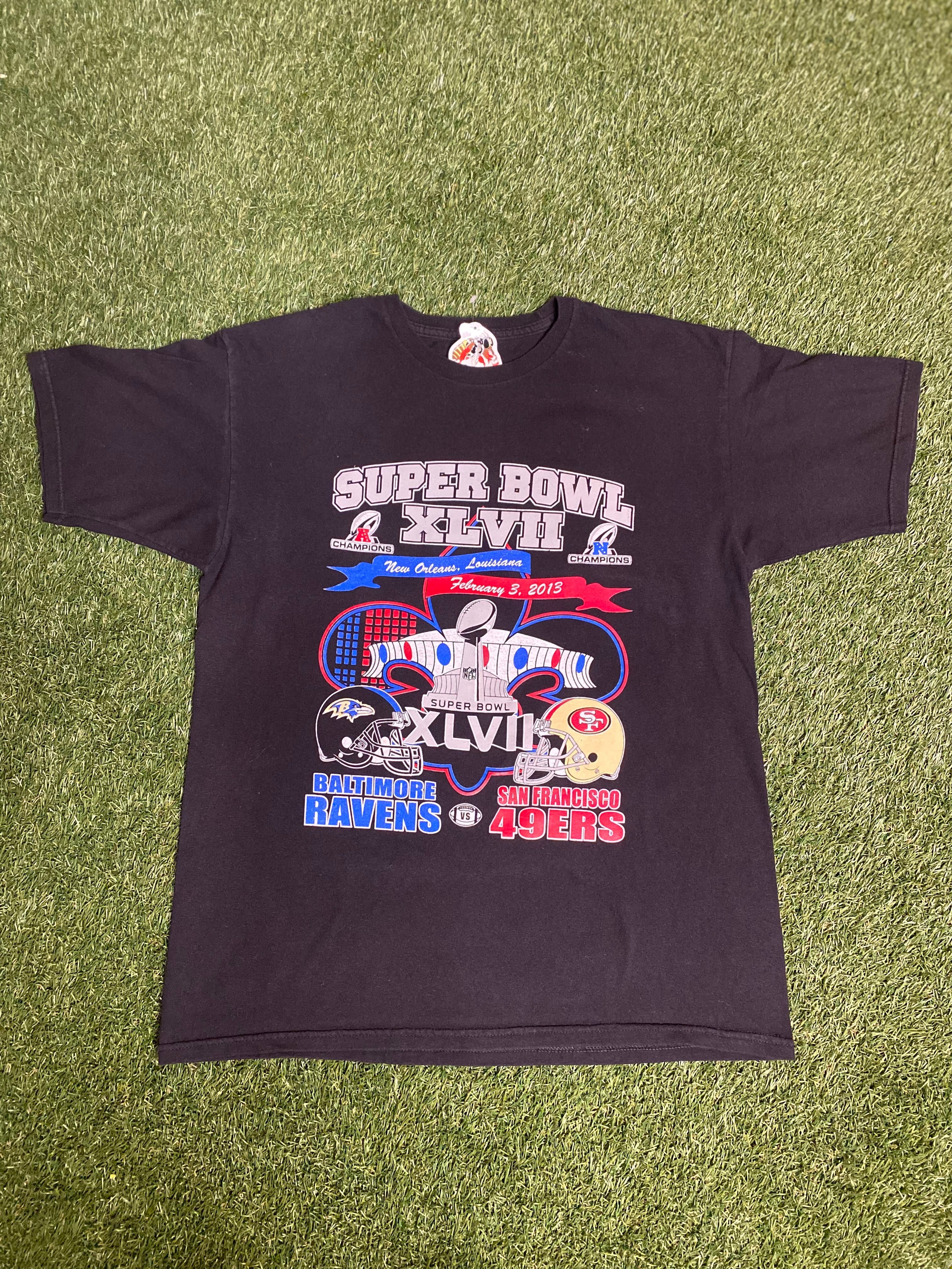 "Super Bowl XLVII" Limited Edition Vintage T-Shirt
